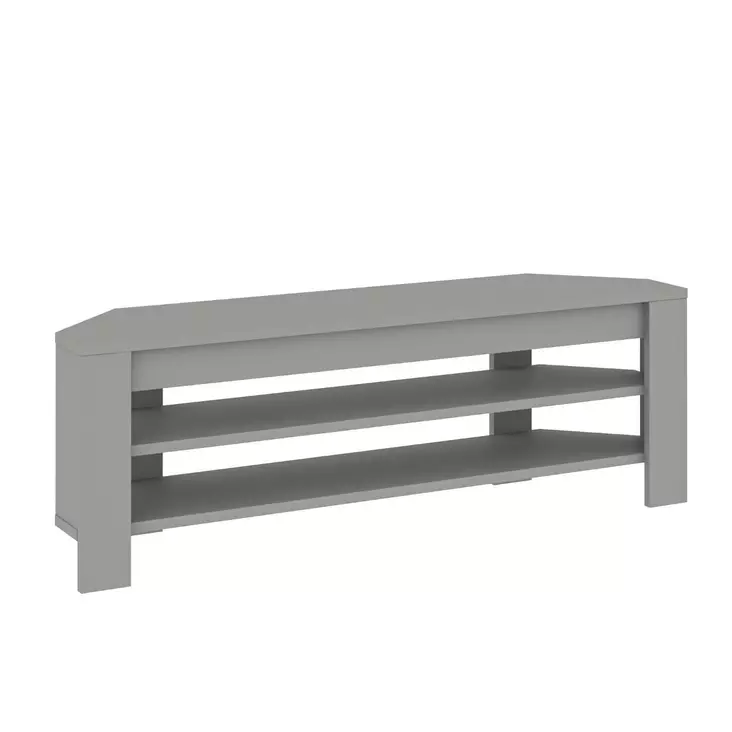 TV-bänk Hanah Home Corner Grå Spånskiva 120x40x30 cm - TV-bänkar - 8684283338771 - 1