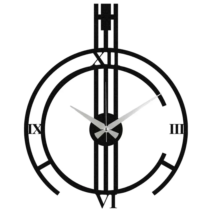 Väggdekor Metall Wallity Dalmacyali Svart Metall 53x66 cm - Dekorationer, prydnadsföremål - 8683342213691 - 1