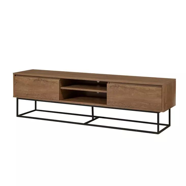Vardagsrumsmöbelset Hanah Home Laxus Tak?m 10 Valnöt Spånskiva 180x50x40 cm - Möbler - 8684282298151 - 1