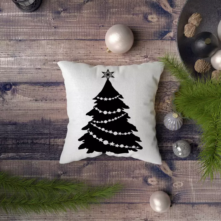 Prydnadskudde Aberto Design NYXMAS134 Flerfärgad Bomull Polyester 43x43 cm - Kuddar och täcken - 8683743250721 - 1