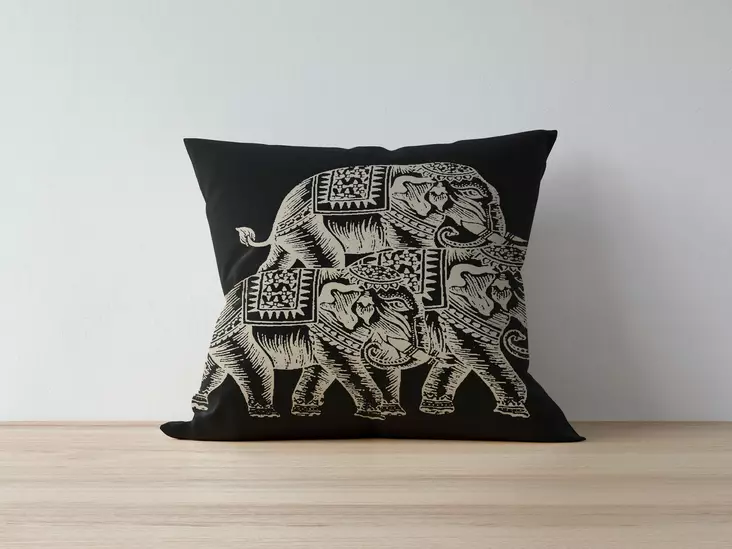 Kuddfodral, flerfärgat, 43 x 43 cm, slitstarkt, lättskött - Kuddar och täcken - 8682870195301 - 1