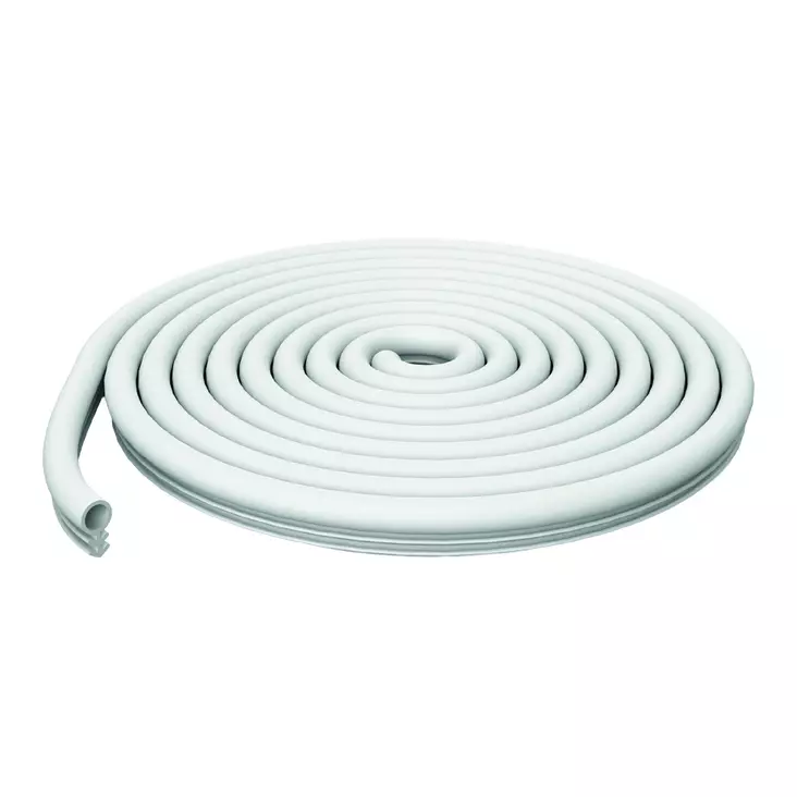 Fönstertätning spår 6 mm x 10 m vit Mag-Pro - TPE-gummi, limfri montering - Fönster- och dörrtätningar - 6418536039021 - 1
