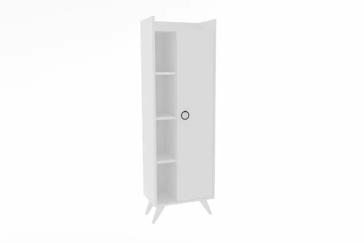 Badrumsskåp Hanah Home Ilg?m Vit Spånskiva 50x140x31,8 cm - Badrumsmöbler - 8683342739771 - 1