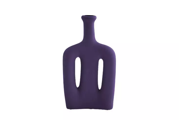 Vas Aberto Design CY0116 Lila Keramik 15x5x27 cm - Hängande blomkrukor och vaser - 8684282979081 - 1