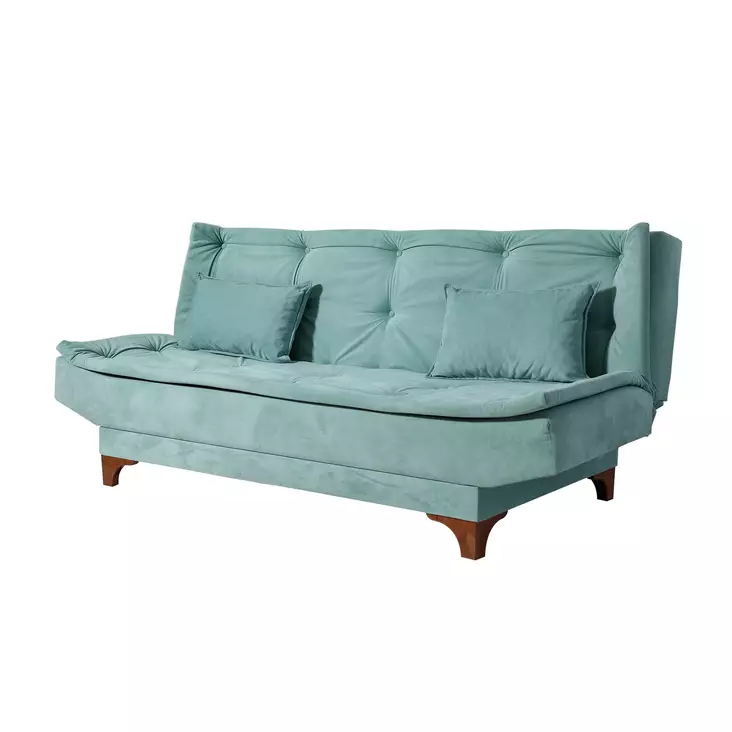 Bäddsoffa Atelier del Sofa Kelebek TKM03 Pistagegrön Tyg 190x85x90 cm - Bäddsoffor - 8682870916821 - 1