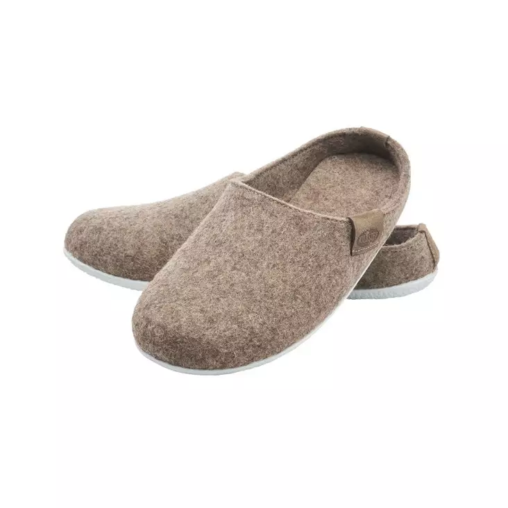 Ulltofflor Wildstep Wooly - Med gummisula, beige, storlekar 42-46 - Sandaler och tofflor - 0283080143281 - 1