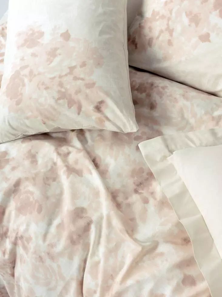 Påslakanset för enkelsäng Ranforce, beige, 160 x 220 cm, mjukt, hållbart - Lakan och örngott - 8684283403011 - 1