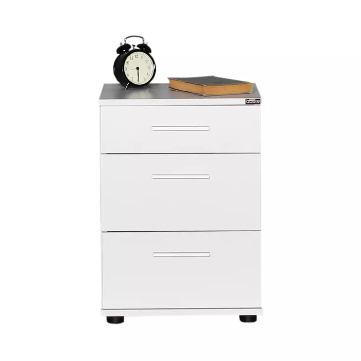 Sängbord Hanah Home Kmd530Bb Vit Spånskiva 40x57x39 cm - Nattduksbord - 8682870657731 - 1