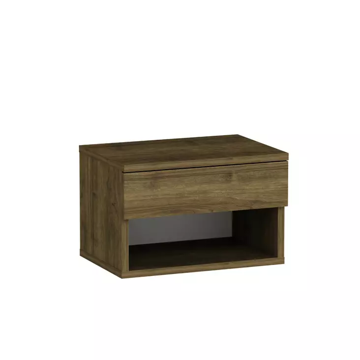 Sängbord Hanah Home R?bes Valnöt Spånskiva 44,6x29x31,6 cm - Nattduksbord - 8684283208371 - 1