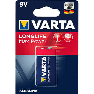 Longlife Max Power 9V 1-Blister - Alkaliska batterier - 4008496545612 - 2