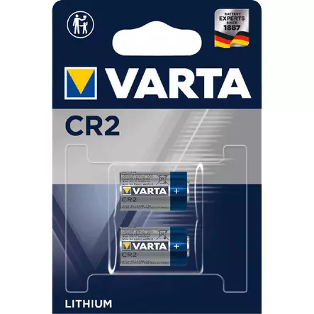 Litiumbatteri CR2 3 V 2-Blister - Kamerabatterier - VARTA-CR2-2 - 1
