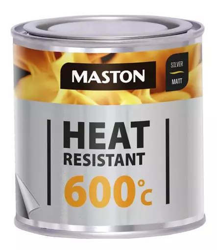 Maali Kuumakesto Maston 600C hopea 250ml - Metall- och möbelmålningar - 6412490044572 - 1