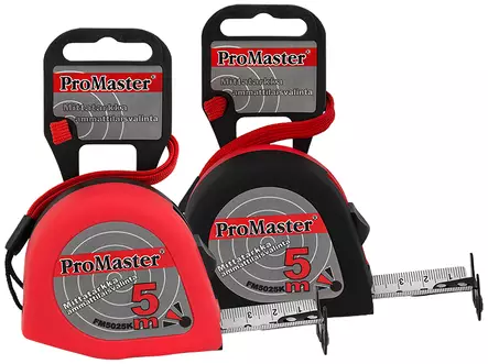 Måttband 5m - Mått och vattenpass - 6420286015552 - 1