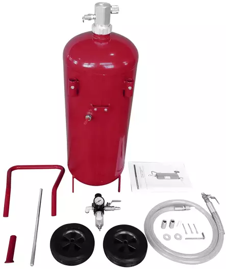 Soodapuhalluskannu 18 kg punainen, Timco - Sandblästrings- och sodablästringsutrustning - 6438014311272 - 2