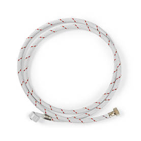 Inloppsslang nylon | 1/2'' | 3/4'' | 10 Bar | 90 °C | 2.00 m | Användning: Maträtt / Tvättmaskin | Nylon | Röd / Vit - Reservdelar - 5412810301072 - 2