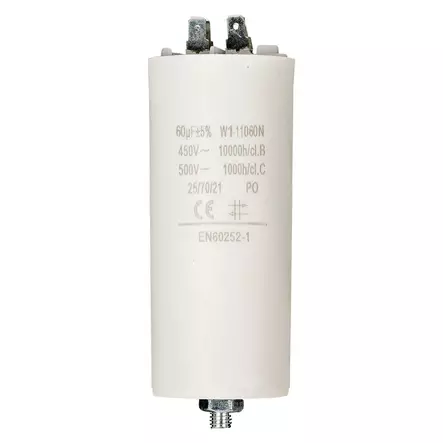 Kondensator | 60 uF | 450 V | Faston | 1 st. - Reservdelar - 5412810477272 - 10