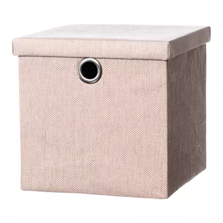Säilytyslaatikko kannella lajitelma display 4 Living Collection - Tyylikäs kangaspintainen säilytyslaatikko vaatehuoneeseen ja kotiin (30x30x29 cm) - Förvaringslådor och korgar - 6410416080512 - 2