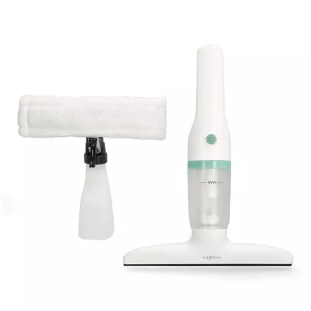 Fönstertvätt | 12 W | 1200 Pa | Kapacitet smutsvattentank: 60 ml | Avtagbar smutsig vattentank | Grön / Vit - Dammsugare - 5412810455232 - 1