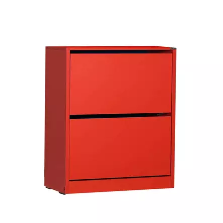 Skoskåp Hanah Home Shc520Kk Röd Spånskiva 73x84x26 cm - Skoskåp - 8684282333722 - 1