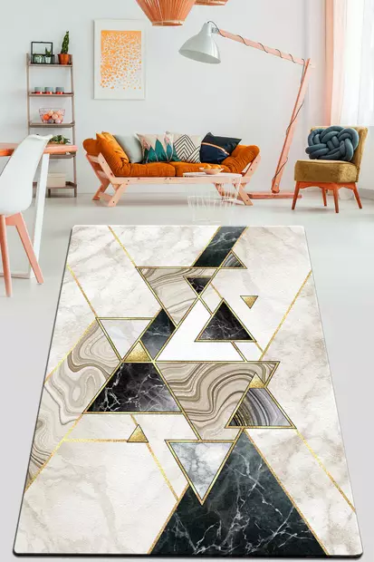 Gångmatta Conceptum Pyramid Flerfärgad Polyester 80x150 cm - Små mattor och gångmattor - 8683342196482 - 1