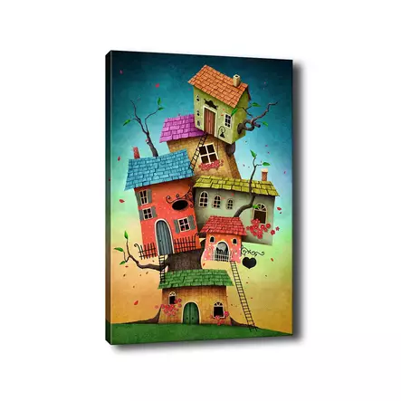 Canvastavla Wallity Flerfärgad Canvas 50x70 cm - Tavlor och ramar - 8681875609592 - 1
