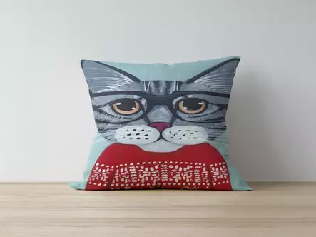 Kuddfodral Aberto Design A1025 Flerfärgad Polybomull 43x43 cm - Prydnadskuddar - 8682870194052 - 1