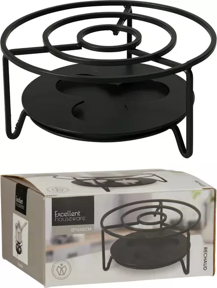 Värmestativ för gryta, svart metall - Serveringsfat - 8721037779562 - 1