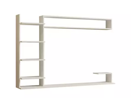 TV-bänk Hanah Home Noble Vit Spånskiva 180x121,8x29,6 cm - TV-bänkar - 8683342740272 - 1