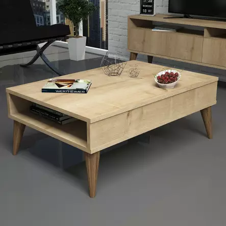 Soffbord Hanah Home Best Ek Spånskiva 90x34,6x60 cm - Soffbord - 8681875827972 - 2