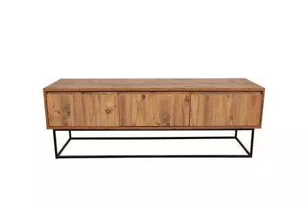 TV-bänk Hanah Home Lupin 140 Valnöt Spånskiva 140x50x40 cm - TV-bänkar - 8681875391312 - 1