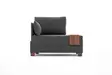 Fåtölj Atelier del Sofa Fly Antracit Polyester och Bomull 100x75x80 cm - Soffor - 8682870869172 - 6