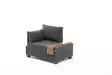 Fåtölj Atelier del Sofa Fly Antracit Polyester och Bomull 100x75x80 cm - Soffor - 8682870869172 - 1