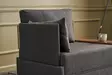 Fåtölj Atelier del Sofa Fly Antracit Polyester och Bomull 100x75x80 cm - Soffor - 8682870869172 - 5