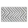 Handduk Mijölnir Vit Grå Chevron 100% Bomull 40x71 cm - Handdukar - 8683342188722 - 1