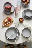 Matsservis Hermia Grå Porslin 12 Delar - Serveringsfat - 8684283683932 - 1