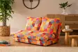 2-sits bäddsoffa Atelier del Sofa Taida Multicolor Patchwork Digitaltyg 185x120x cm - Bäddsoffor - 8683342978002 - 3