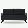 2-sits bäddsoffa Atelier del Sofa Sando Svart Polyester 133x175x41 cm - Bäddsoffor - 8683342998772 - 3