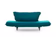 2-sits bäddsoffa Atelier del Sofa Vino Petrolgrön Linne 150x60x85 cm - Bäddsoffor - 8681875833942 - 5