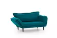 2-sits bäddsoffa Atelier del Sofa Vino Petrolgrön Linne 150x60x85 cm - Bäddsoffor - 8681875833942 - 10