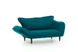 2-sits bäddsoffa Atelier del Sofa Vino Petrolgrön Linne 150x60x85 cm - Bäddsoffor - 8681875833942 - 9