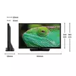 24 tums HD LED-TV med DVB-T2 DVB-C DVB-S2 12V Svart - TV-apparater och mediaspelare - 8711902072232 - 56