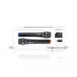 Set med 2 trådlösa mikrofoner med bärbar batteridriven mottagare - Mikrofoner och karaokemaskiner - 8711902069522 - 66