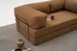 3-sits soffa Atelier del Sofa Comfort Brun Chenille 190x95x75 cm - Soffor - 8684283436262 - 5