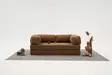 3-sits soffa Atelier del Sofa Comfort Brun Chenille 190x95x75 cm - Soffor - 8684283436262 - 2