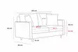 3-sits bäddsoffa Atelier del Sofa Eva Antracit Polyester 210x90x82 cm - Bäddsoffor - 8683743274352 - 10