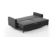 3-sits bäddsoffa Atelier del Sofa Eva Antracit Polyester 210x90x82 cm - Bäddsoffor - 8683743274352 - 8