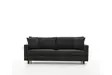 3-sits bäddsoffa Atelier del Sofa Eva Antracit Polyester 210x90x82 cm - Bäddsoffor - 8683743274352 - 9