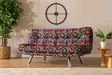 3-sits bäddsoffa Atelier del Sofa Misa Multicolor Mjuk Lättskött Tyg 175x110x40 cm - Bäddsoffor - 8683342977982 - 2