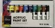 Akrylfärger 12 ml - 10 Stycken Set - Kreativitet i Färger - Akrylfärger och målarfärger - 8721037026062 - 1