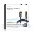 Aktiva Optiska Ultra High Speed HDMI Kabel med Ethernet | HDMI Kontakt | HDMI Kontakt | 8K@60Hz | 48 Gbps | 30.0 m | Rund | PVC | Svart | Presentbox - HDMI-kablar - 5412810318292 - 66